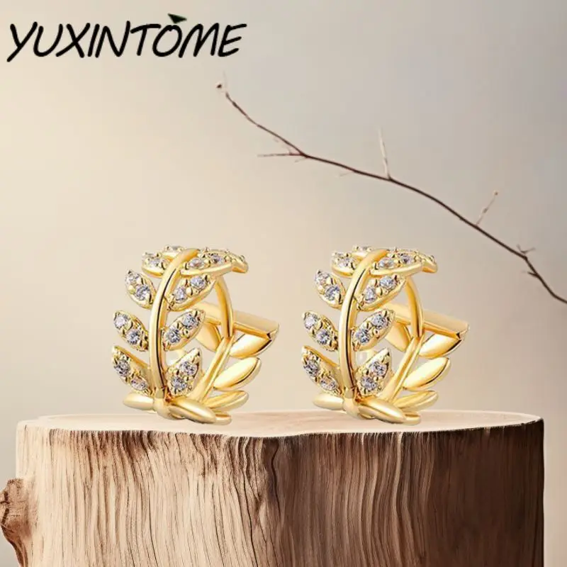 925 Sterling Silver Ear Needle Zircon Leaf Earrings Small Fresh and Simple Temperament Willow Leaf Earrings Accessories Gifts
925 Sterling Silver Ear Needle Zircon Leaf Earrings Small Fresh and Simple Temperament Willow Leaf Earrings Accessories Gifts
