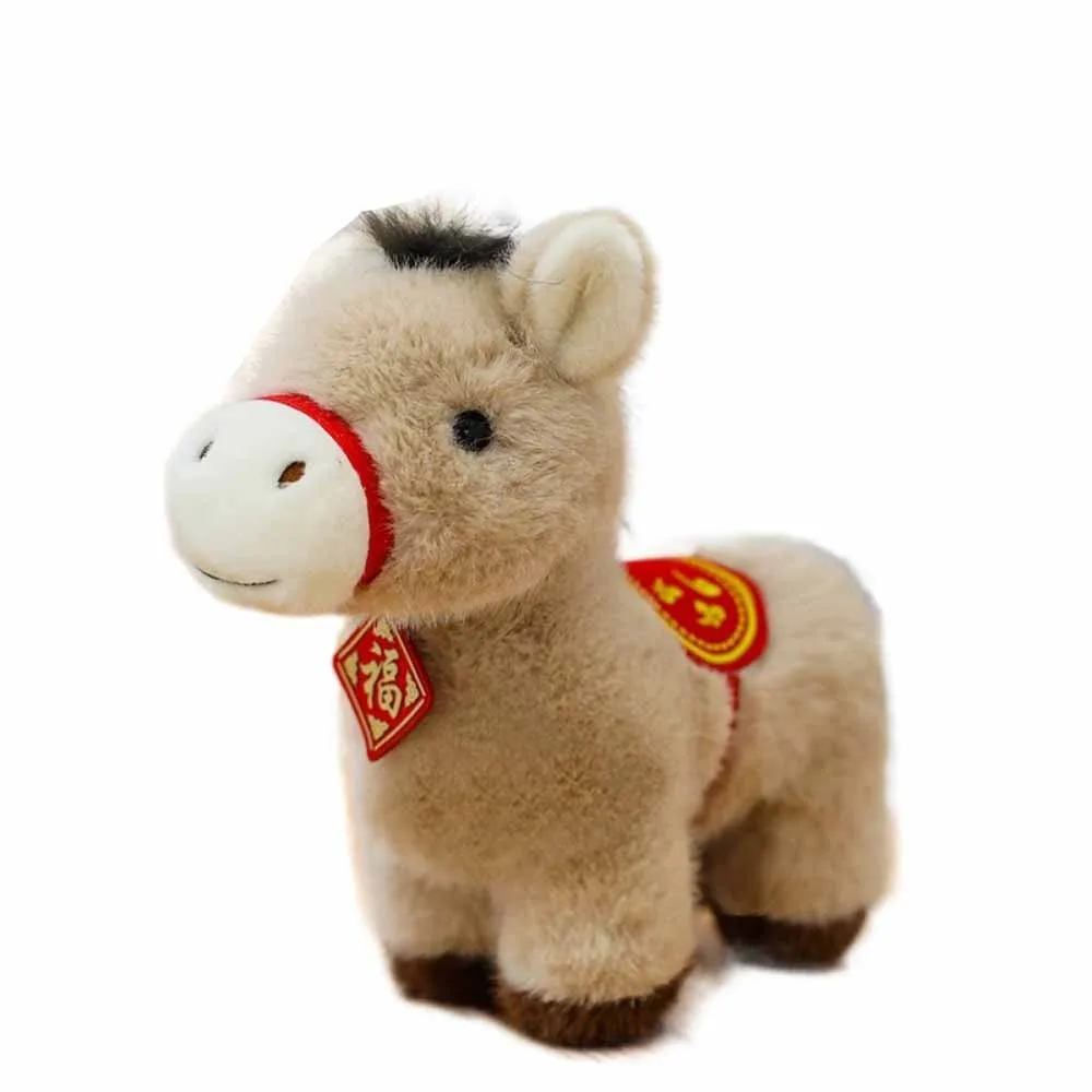 Cartoon Horse Plush Doll 20cm Size Stuffed Animal Chinese Zodiac Pony Chinese Design New Year Gift Lucky Mascot Plush
Cartoon Horse Plush Doll 20cm Size Stuffed Animal Chinese Zodiac Pony Chinese Design New Year Gift Lucky Mascot Plush