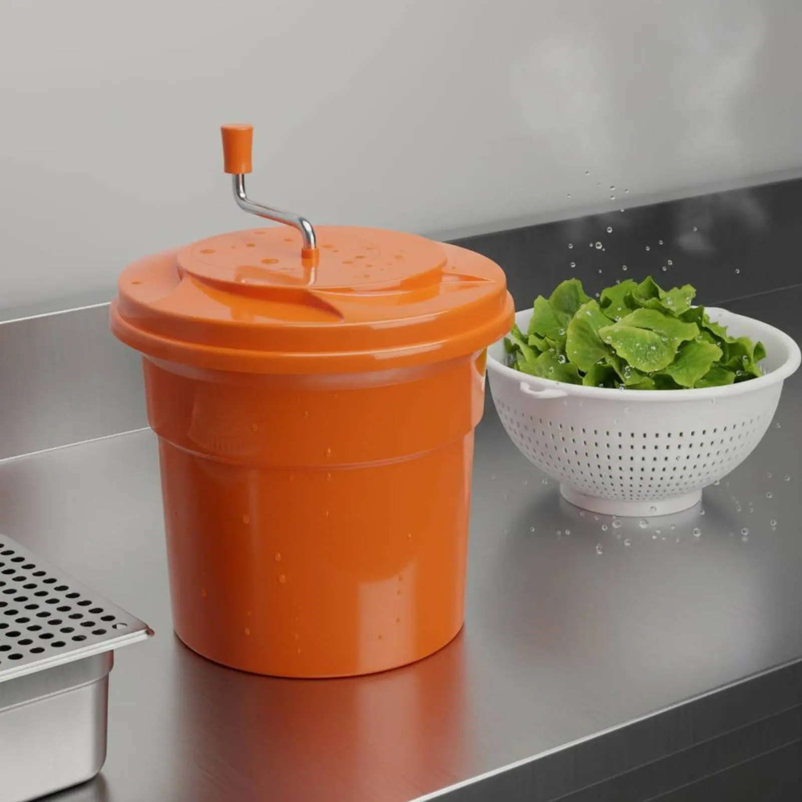 Manual Crank Salad Drainer Multi-Use Large Capacity Vegetable Dryer Manual Vegetable Dryer Easy to Clean Lettuce Dryer
Manual Crank Salad Drainer Multi-Use Large Capacity Vegetable Dryer Manual Vegetable Dryer Easy to Clean Lettuce Dryer