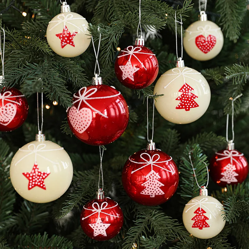 6Pcs Christmas Balls Jelly Balls Stars Love Painted Balls Christmas Tree Hangings Hanging Balls Set Boxed Christmas Decorations
6Pcs Christmas Balls Jelly Balls Stars Love Painted Balls Christmas Tree Hangings Hanging Balls Set Boxed Christmas Decorations