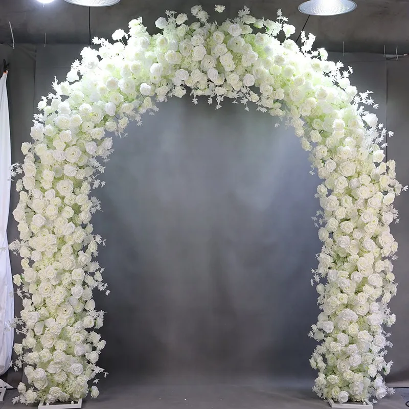 Wedding White Wrought Iron Arch Flower Stand Flower Art Ox Horn Gate Outdoor Wedding Hall Arrangement Flower Style Scene Decorat
Wedding White Wrought Iron Arch Flower Stand Flower Art Ox Horn Gate Outdoor Wedding Hall Arrangement Flower Style Scene Decorat