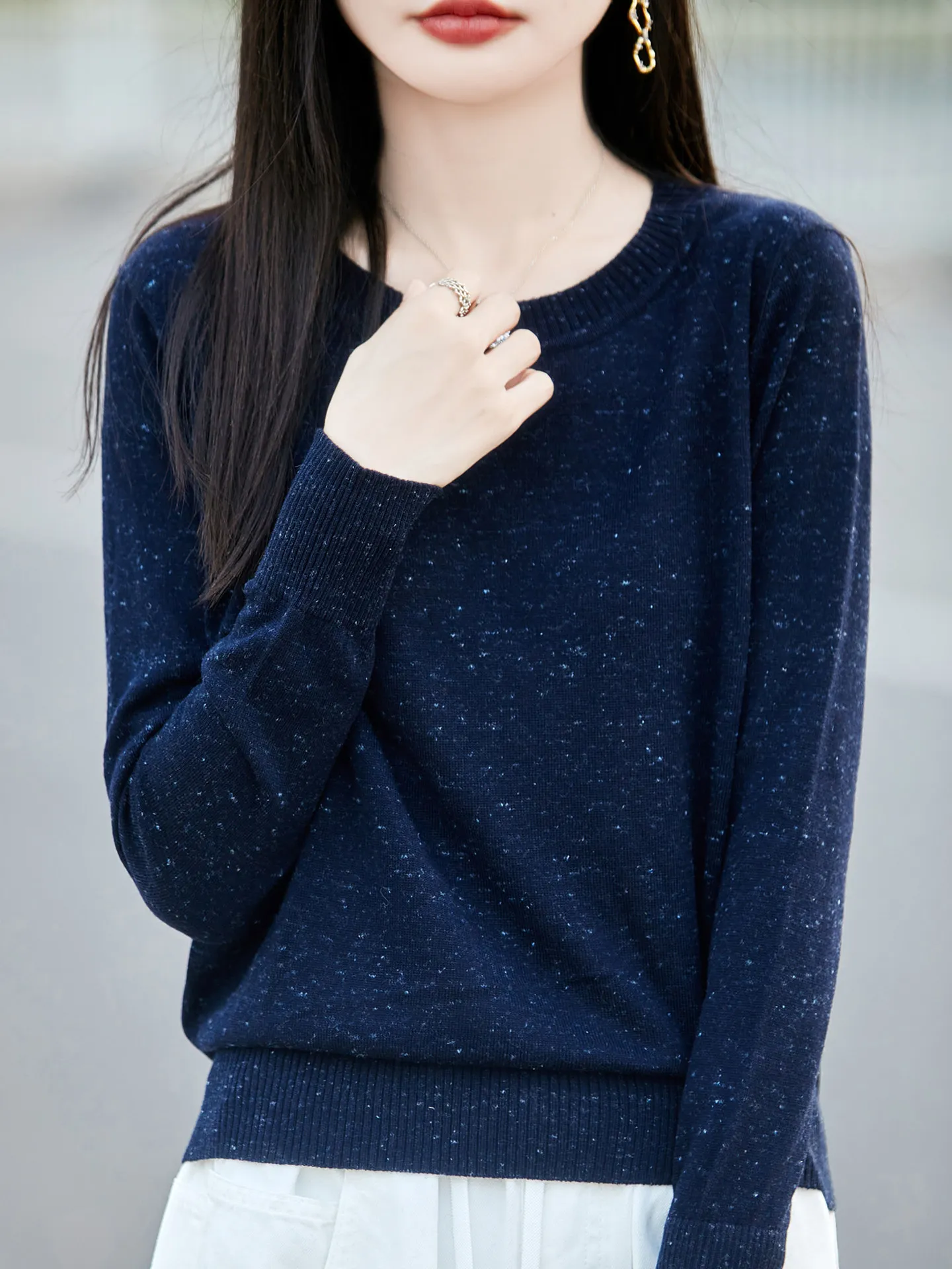 Loose Fit round Ne Knit Sweater Women's Long Sve Comfortable Soft Sle Casual Faion Basic Layering Top Autumn Winter
Loose Fit round Ne Knit Sweater Women's Long Sve Comfortable Soft Sle Casual Faion Basic Layering Top Autumn Winter