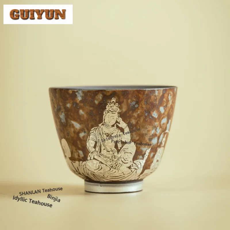 110 мл чайная чашка Dunhuang, чайная чаша в стиле дзен, кружка для дегустации чая, чашка для медитации, чашки Jianzhan Master, белый чай, бытовые принадлежности для ча, ремесло
110 мл чайная чашка Dunhuang, чайная чаша в стиле дзен, кружка для дегустации чая, чашка для медитации, чашки Jianzhan Master, белый чай, бытовые принадлежности для ча, ремесло