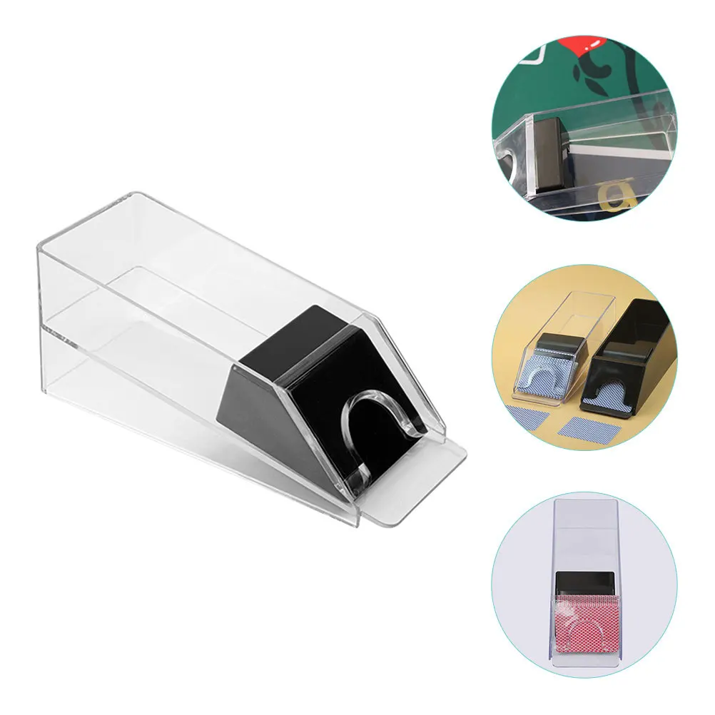 Heavy Duty Acrylic Card Dealer Wear Resistant Shoe Blackjack Reusable Multi Function Waterproof Desktop Game Accessory Portable
Heavy Duty Acrylic Card Dealer Wear Resistant Shoe Blackjack Reusable Multi Function Waterproof Desktop Game Accessory Portable