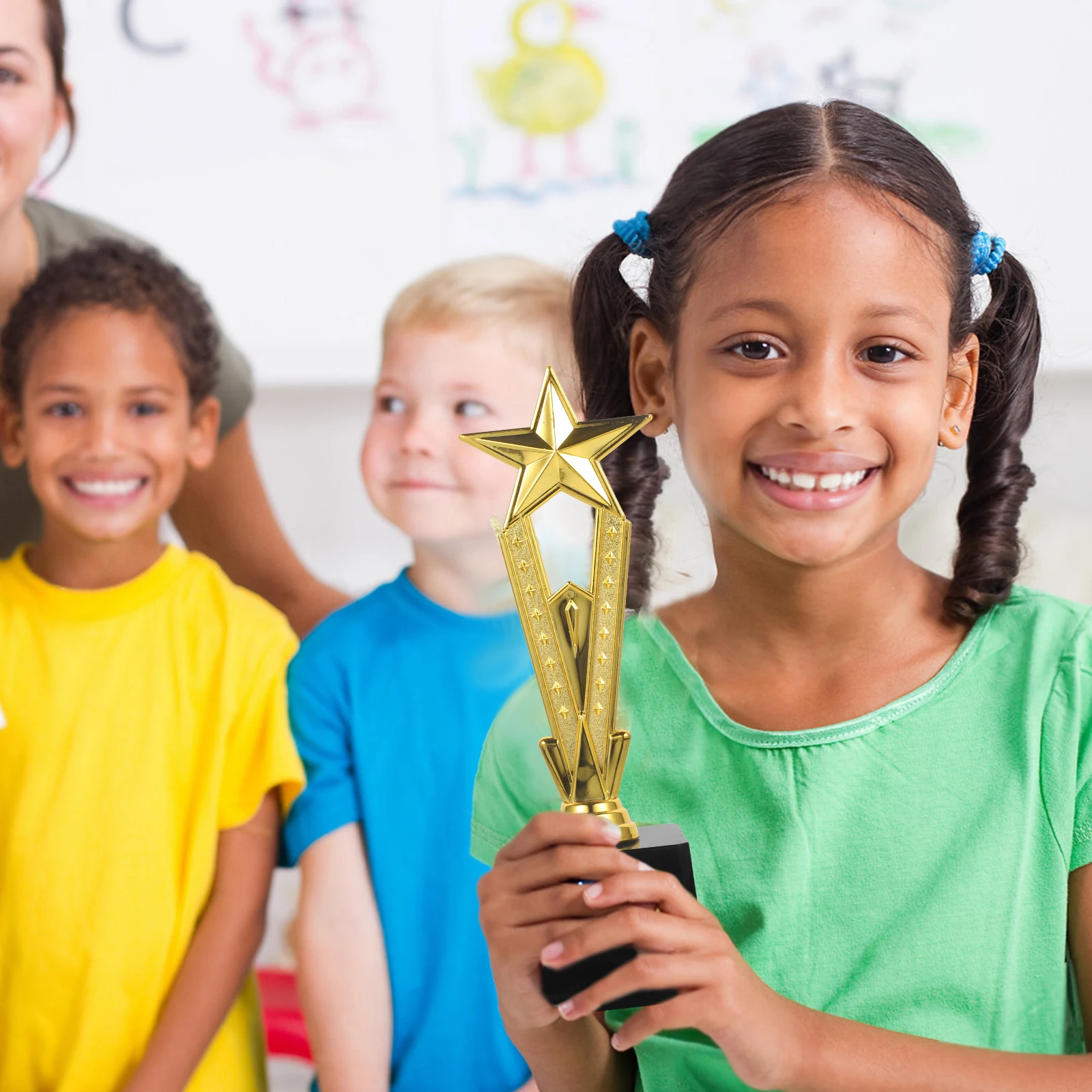 Plastic Trophy for School Celebration Award Competition Prize Gift Winner Stickers Decor Medal Tournaments Creative ABS
Plastic Trophy for School Celebration Award Competition Prize Gift Winner Stickers Decor Medal Tournaments Creative ABS