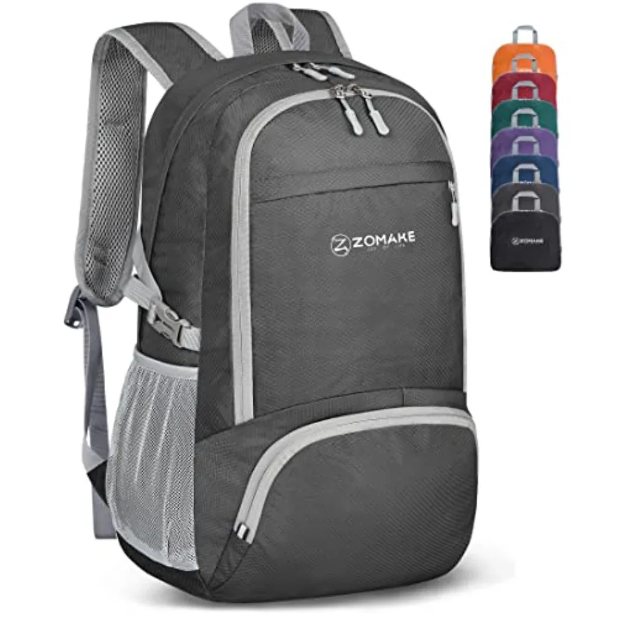 Lightweight Packable 30L Foldable Hiking Backpack Water Resistant Compact Daypack for Travel in Dimgray
Lightweight Packable 30L Foldable Hiking Backpack Water Resistant Compact Daypack for Travel in Dimgray