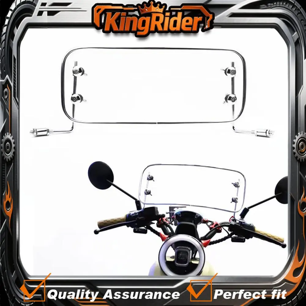 【Supreme quality】Universal Retro Style Heightened Windshield Front Wind Guide HD Protector for Motorcycle Scooter E-Bike
【Supreme quality】Universal Retro Style Heightened Windshield Front Wind Guide HD Protector for Motorcycle Scooter E-Bike