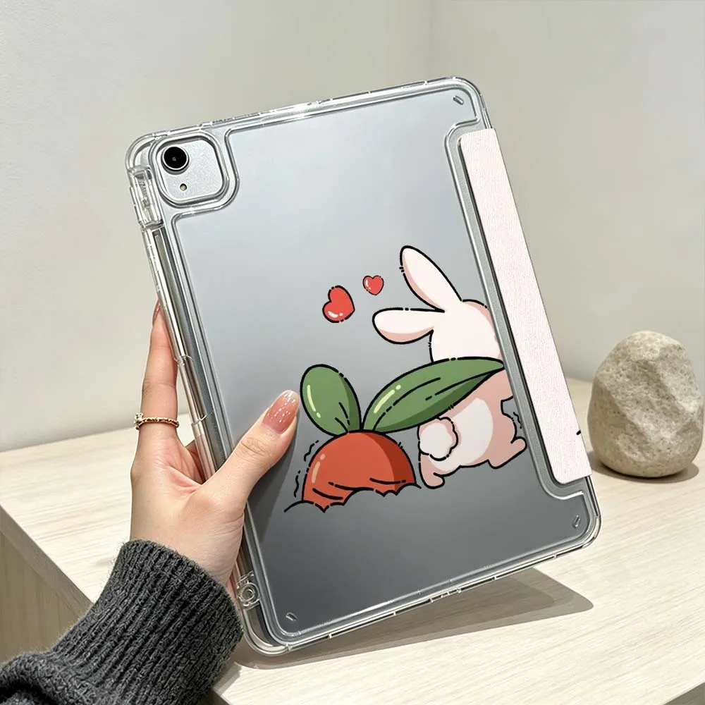 Cartoon Rabbit Pulling Radish Soft For iPad Pro Air mini 6 5 4 3 2 1 11th 10th 6th 5th M5 M4 M3 M2 9gen Foldable 3Y Tablet Case
Cartoon Rabbit Pulling Radish Soft For iPad Pro Air mini 6 5 4 3 2 1 11th 10th 6th 5th M5 M4 M3 M2 9gen Foldable 3Y Tablet Case