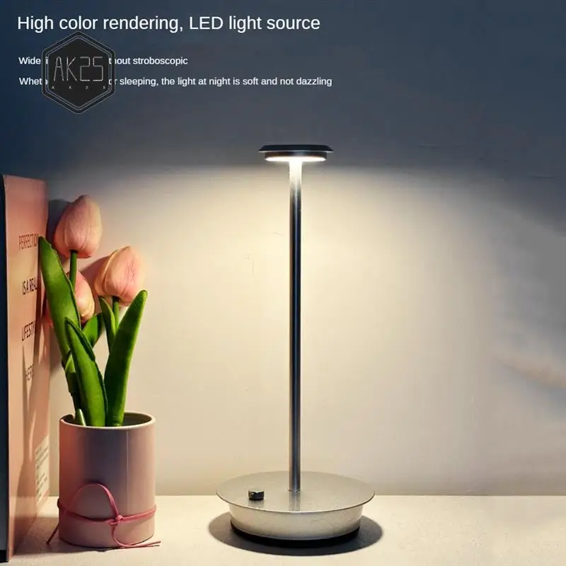 AK25-LED Metal Waterproof Rechargeable Desk Lamp Touch Dimming Metal Table Lamp For Bar Living Room Reading Night Light-A Easy T
AK25-LED Metal Waterproof Rechargeable Desk Lamp Touch Dimming Metal Table Lamp For Bar Living Room Reading Night Light-A Easy T