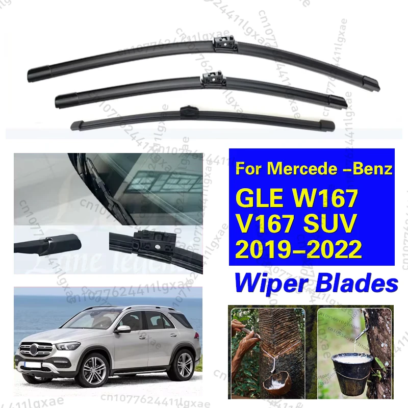 Car Front Rear Wiper Blades For Mercedes-Benz GLE W167 V167 SUV 2019 2020 2021 2022 Windshield Windscreen Window Car Accessories
Car Front Rear Wiper Blades For Mercedes-Benz GLE W167 V167 SUV 2019 2020 2021 2022 Windshield Windscreen Window Car Accessories