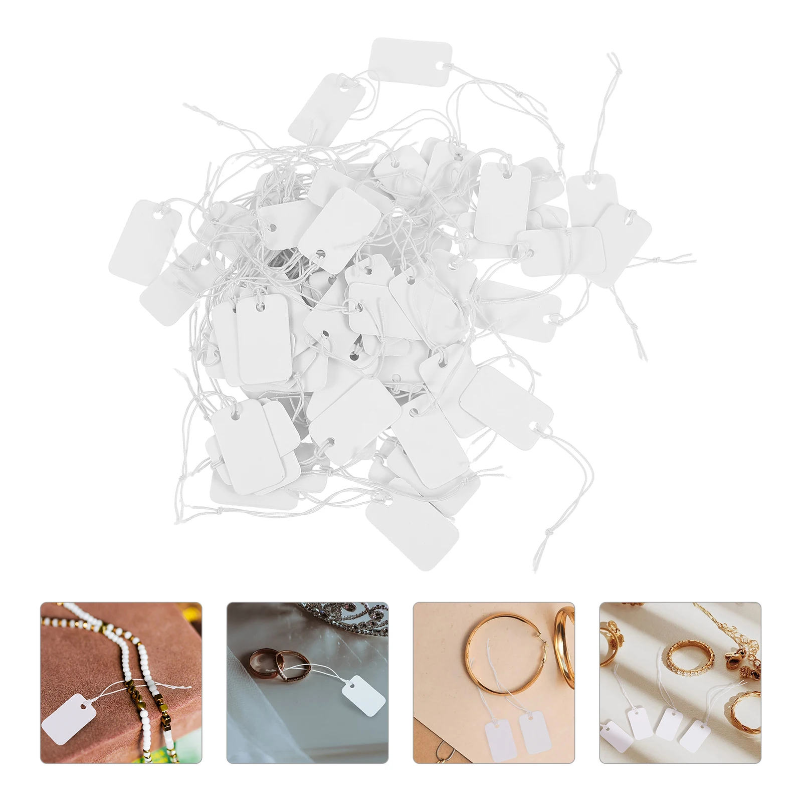 100 Pcs Blank Price Tags Practical Paper Labels for Gift naments H writing DIY Portable Jewelry Hangtags
100 Pcs Blank Price Tags Practical Paper Labels for Gift naments H writing DIY Portable Jewelry Hangtags