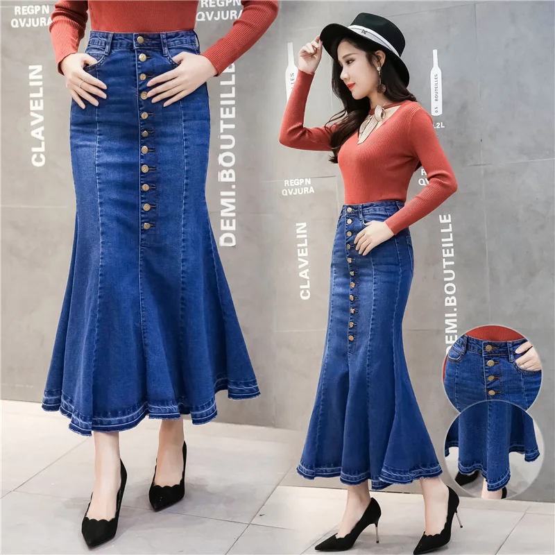 2023 Spring Autumn Women Girls New Denim Dress Button Long Dress Slim Fit Fashion Clothes
2023 Spring Autumn Women Girls New Denim Dress Button Long Dress Slim Fit Fashion Clothes