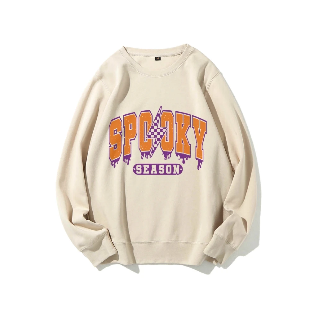 Spooky Season Sweatshirt Retro Halloween Shirt Fall Vibes Cozy Season Sweatshirt Cute Fall Shirt Cotton Women Crewneck Shirt
Spooky Season Sweatshirt Retro Halloween Shirt Fall Vibes Cozy Season Sweatshirt Cute Fall Shirt Cotton Women Crewneck Shirt