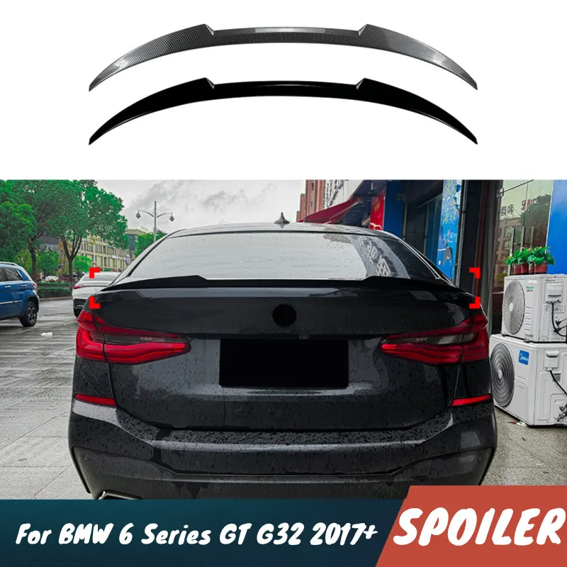 For BMW 6 Series GT G32 2017+ Car Rear Trunk Lid Spoiler Wings Black Carbon Body Kit Exterior Tuning Accessories Part
For BMW 6 Series GT G32 2017+ Car Rear Trunk Lid Spoiler Wings Black Carbon Body Kit Exterior Tuning Accessories Part