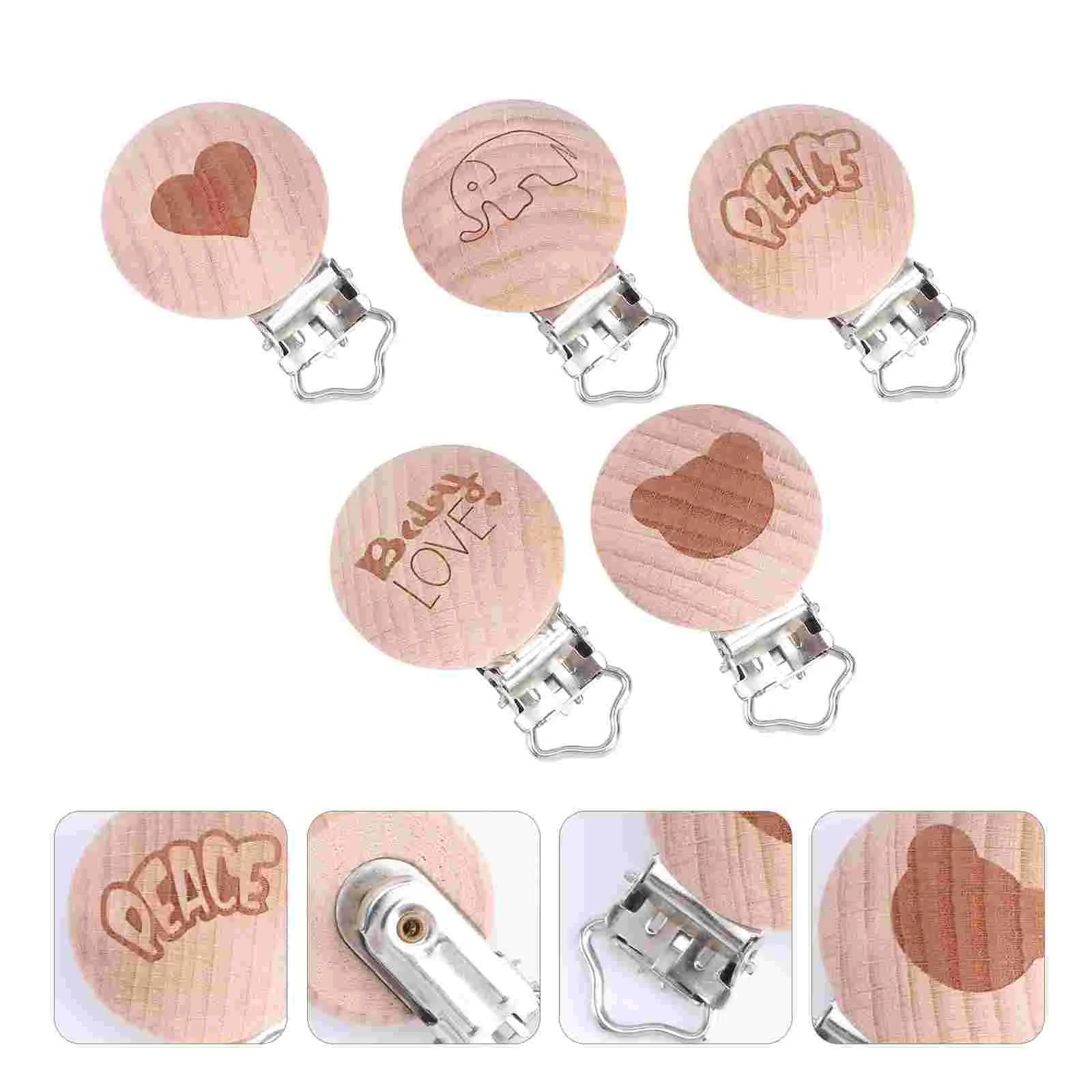 Round Pacifier Clips Infant Teething Chain Beech Baby Toy Pain Relief Teether Toys
Round Pacifier Clips Infant Teething Chain Beech Baby Toy Pain Relief Teether Toys