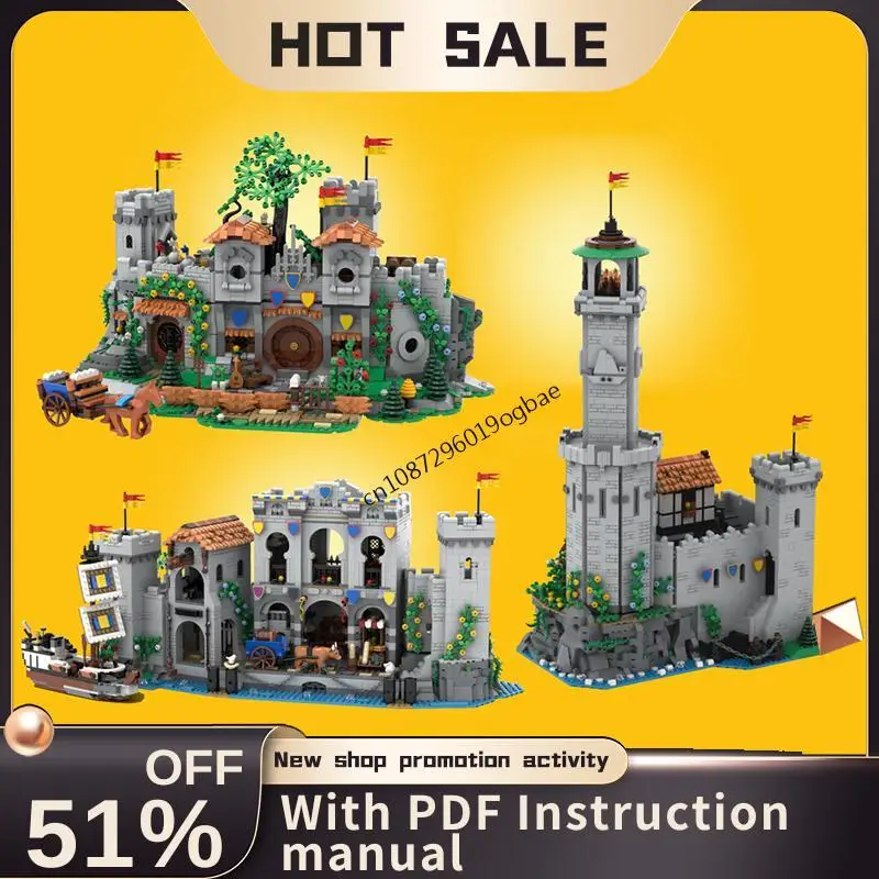 Новый 9887 шт. Moc Европейский средневековый замок с видом на улицу Набор альтернативных моделей Diy Творческие идеи KidToy Подарок на день рождения Пазл на заказ
Новый 9887 шт. Moc Европейский средневековый замок с видом на улицу Набор альтернативных моделей Diy Творческие идеи KidToy Подарок на день рождения Пазл на заказ