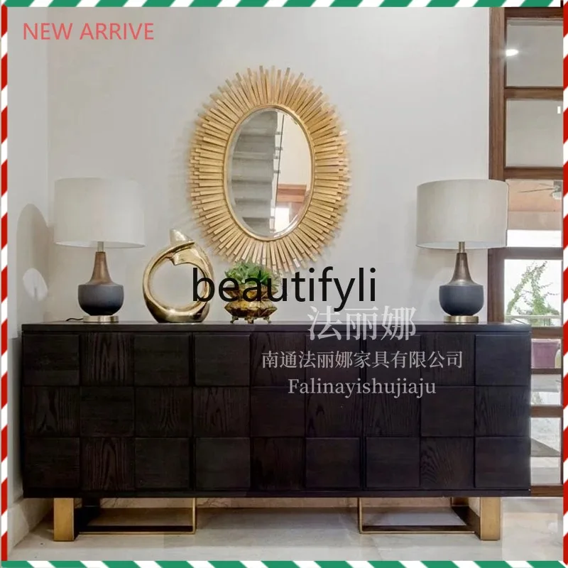 D2520 Американский светлый роскошный шкаф для крыльца из цельного дерева, неоклассический шкаф для хранения вещей, обеденный боковой шкаф, вилла, украшение для гостиной, кабина
D2520 Американский светлый роскошный шкаф для крыльца из цельного дерева, неоклассический шкаф для хранения вещей, обеденный боковой шкаф, вилла, украшение для гостиной, кабина