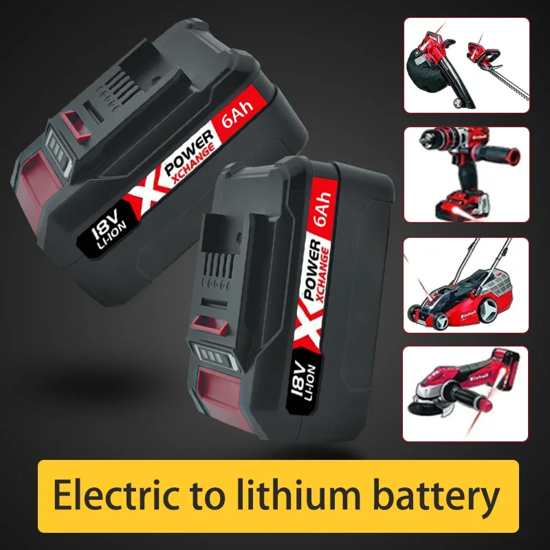 Wireless power tool X-Change 18V rechargeable lithium-ion battery pack, 5Ah, 6AH suitable for Einhell, suitable for 4511481
Wireless power tool X-Change 18V rechargeable lithium-ion battery pack, 5Ah, 6AH suitable for Einhell, suitable for 4511481