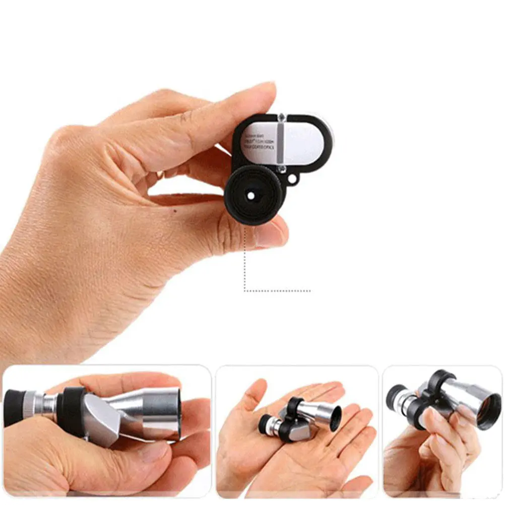 Mini Optical Telescope Aluminum Alloy Adjustable Focus Monocular 8x20 for Travel Desert Expedition Watching Sports High
Mini Optical Telescope Aluminum Alloy Adjustable Focus Monocular 8x20 for Travel Desert Expedition Watching Sports High