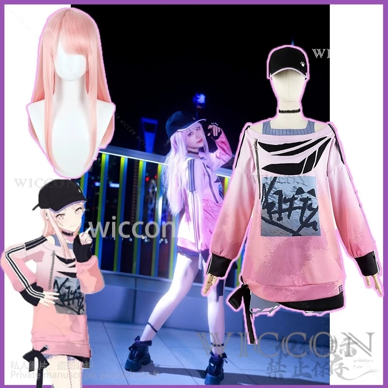 Anime Game Project Sekai Colorful Stage Akiyama Mizuki Cosplay Costumes Pink Sports Uniform Lolita With Hat Wig Halloween Cos
Anime Game Project Sekai Colorful Stage Akiyama Mizuki Cosplay Costumes Pink Sports Uniform Lolita With Hat Wig Halloween Cos