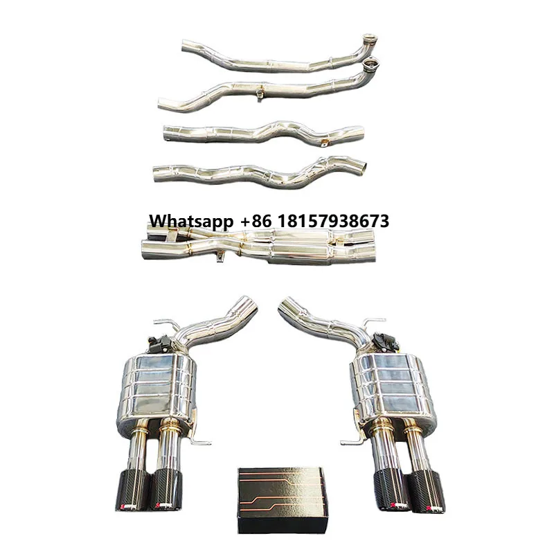 Customized Sport Catback Exhaust for M5 F10/f15 4.4t Ss 304 With Dual Electronic Valve Escape Car Exhaust Pipe
Customized Sport Catback Exhaust for M5 F10/f15 4.4t Ss 304 With Dual Electronic Valve Escape Car Exhaust Pipe