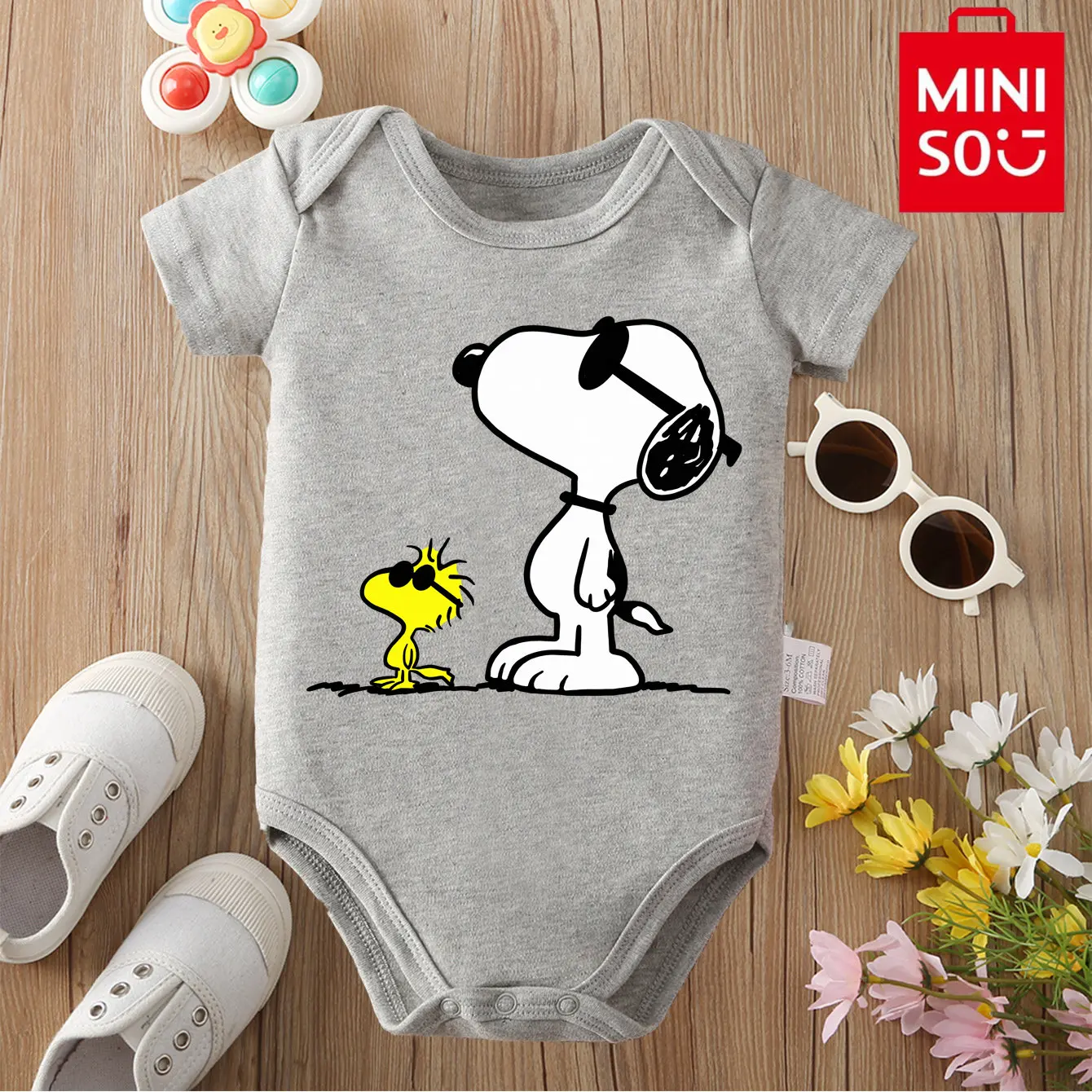 MINISO Snoopy & Woodstock Pure Cotton Bodysuit Baby Soft Cute Cloths Gift for Baby Onesie Jumpsuit for 0 To 12 Months Newborn
MINISO Snoopy & Woodstock Pure Cotton Bodysuit Baby Soft Cute Cloths Gift for Baby Onesie Jumpsuit for 0 To 12 Months Newborn
