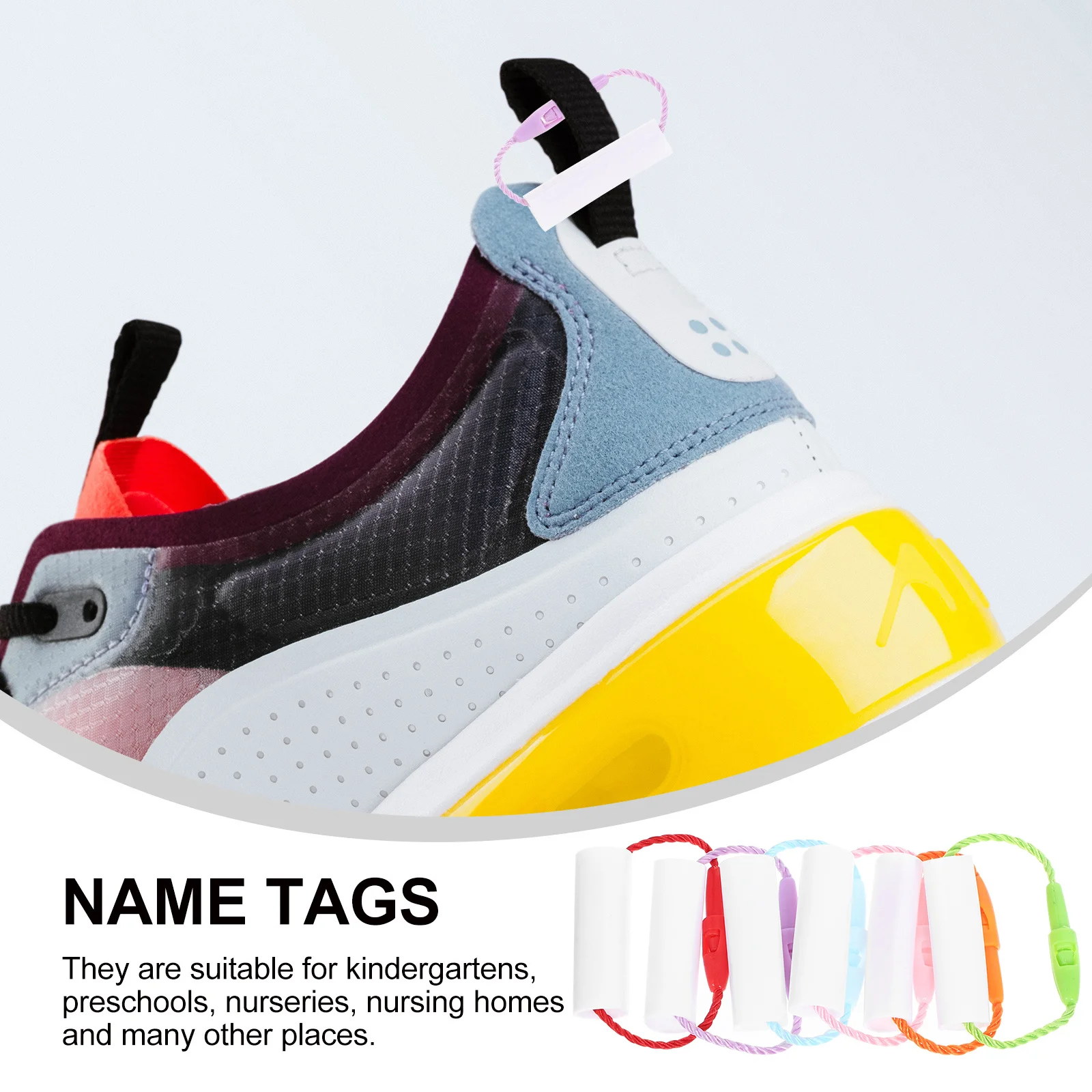 30Pcs Name Tags for Clothes Reusable Waterproof Label School Daycare Identification Hang Tags for Bottles Shoes Lunch Boxes
30Pcs Name Tags for Clothes Reusable Waterproof Label School Daycare Identification Hang Tags for Bottles Shoes Lunch Boxes