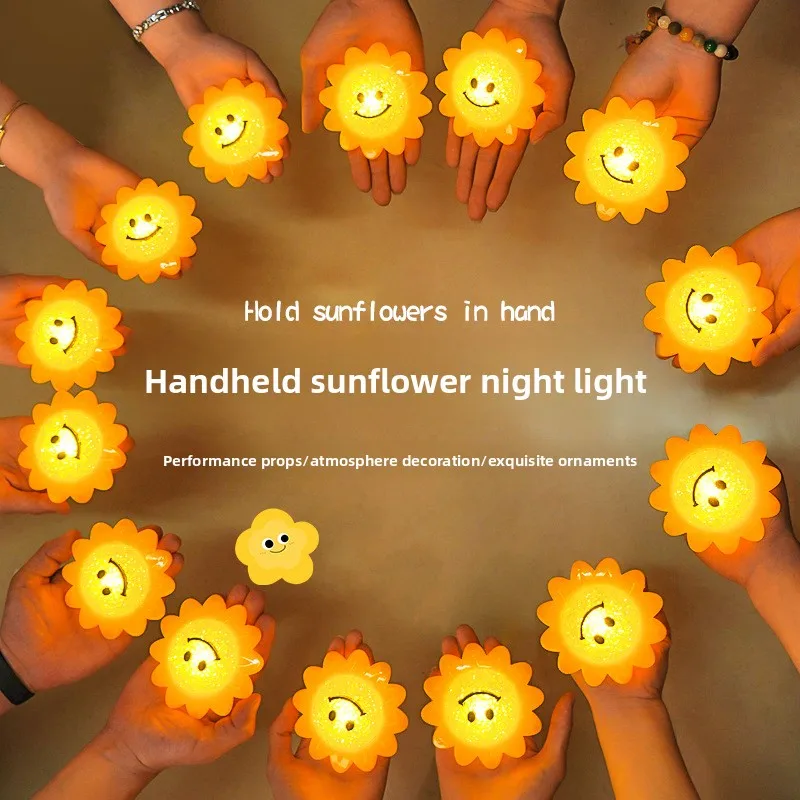 Handheld Sunflower Night Light Festival Stage Performance Chorus Luminous Handheld Prop Decoration Ambient Light
Handheld Sunflower Night Light Festival Stage Performance Chorus Luminous Handheld Prop Decoration Ambient Light