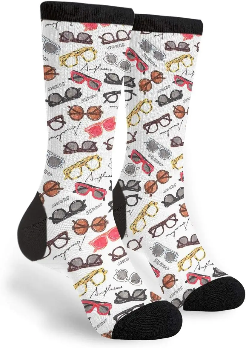 Retro Eyeglasses Casual Cool 3D Printed Crazy Funny Colorful Fancy Novelty Graphic Crew Tube Socks
Retro Eyeglasses Casual Cool 3D Printed Crazy Funny Colorful Fancy Novelty Graphic Crew Tube Socks
