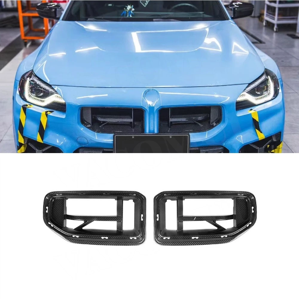 VACOMUL For BMW M2 G87 2023+ Carbon Fiber Racing Grills Front Bumper Air Vent Cover Trim Foglamp Mesh Grill Frame Body Kits
VACOMUL For BMW M2 G87 2023+ Carbon Fiber Racing Grills Front Bumper Air Vent Cover Trim Foglamp Mesh Grill Frame Body Kits