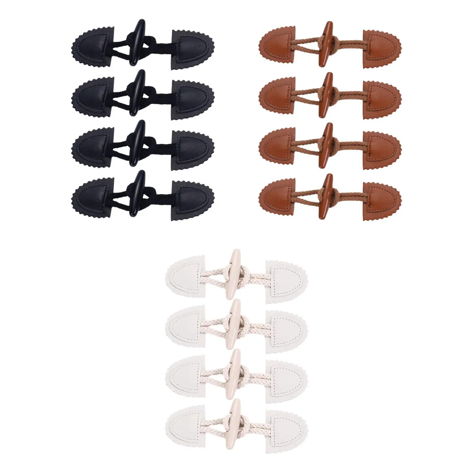 4x Coat Toggle Buttons Toggle Closure Lightweight Clothes Buttons Accessories Coat Fastener for Sweater Bag Windbreaker Cloak
4x Coat Toggle Buttons Toggle Closure Lightweight Clothes Buttons Accessories Coat Fastener for Sweater Bag Windbreaker Cloak