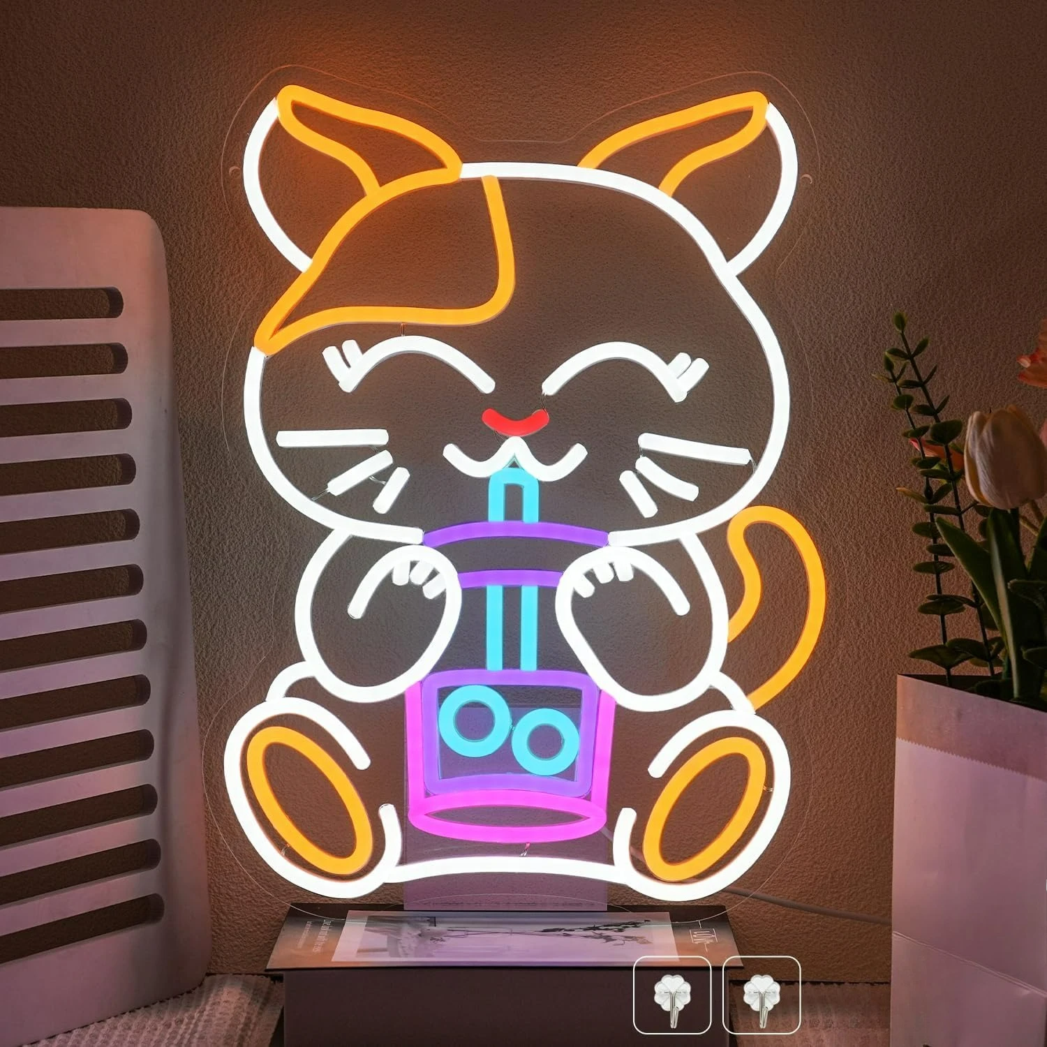 Cat Boba Tea Neon Sign for Wall Decor Bubble Tea Led Signs for Cafe Bar Kitchen Restaurant Coffee Store Bar Milk Tea Shop
Cat Boba Tea Neon Sign for Wall Decor Bubble Tea Led Signs for Cafe Bar Kitchen Restaurant Coffee Store Bar Milk Tea Shop