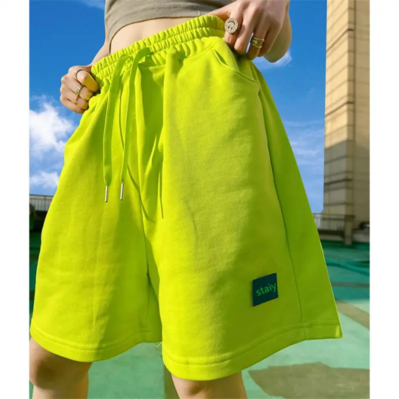 Colorful Dopamine Wear Summer High Waist Drawstring Wide-leg Five-point Pants Women Personality Slim Casual Large-size Shorts
Colorful Dopamine Wear Summer High Waist Drawstring Wide-leg Five-point Pants Women Personality Slim Casual Large-size Shorts