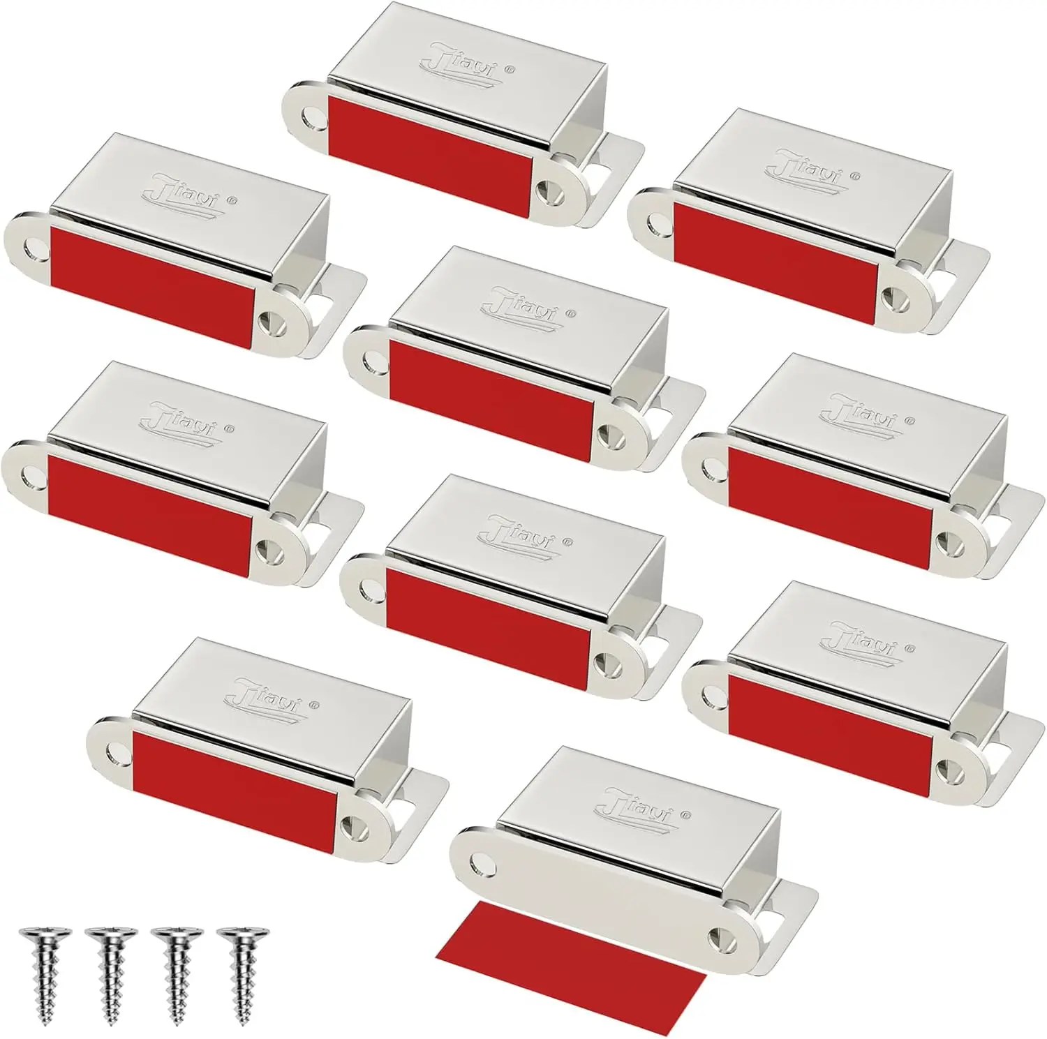 30 lbs Heavy Duty Cabinet Magnetic Catch, 10 Pack - Strong Magnet for Kitchen, Closet & Drawer Doors
30 lbs Heavy Duty Cabinet Magnetic Catch, 10 Pack - Strong Magnet for Kitchen, Closet & Drawer Doors
