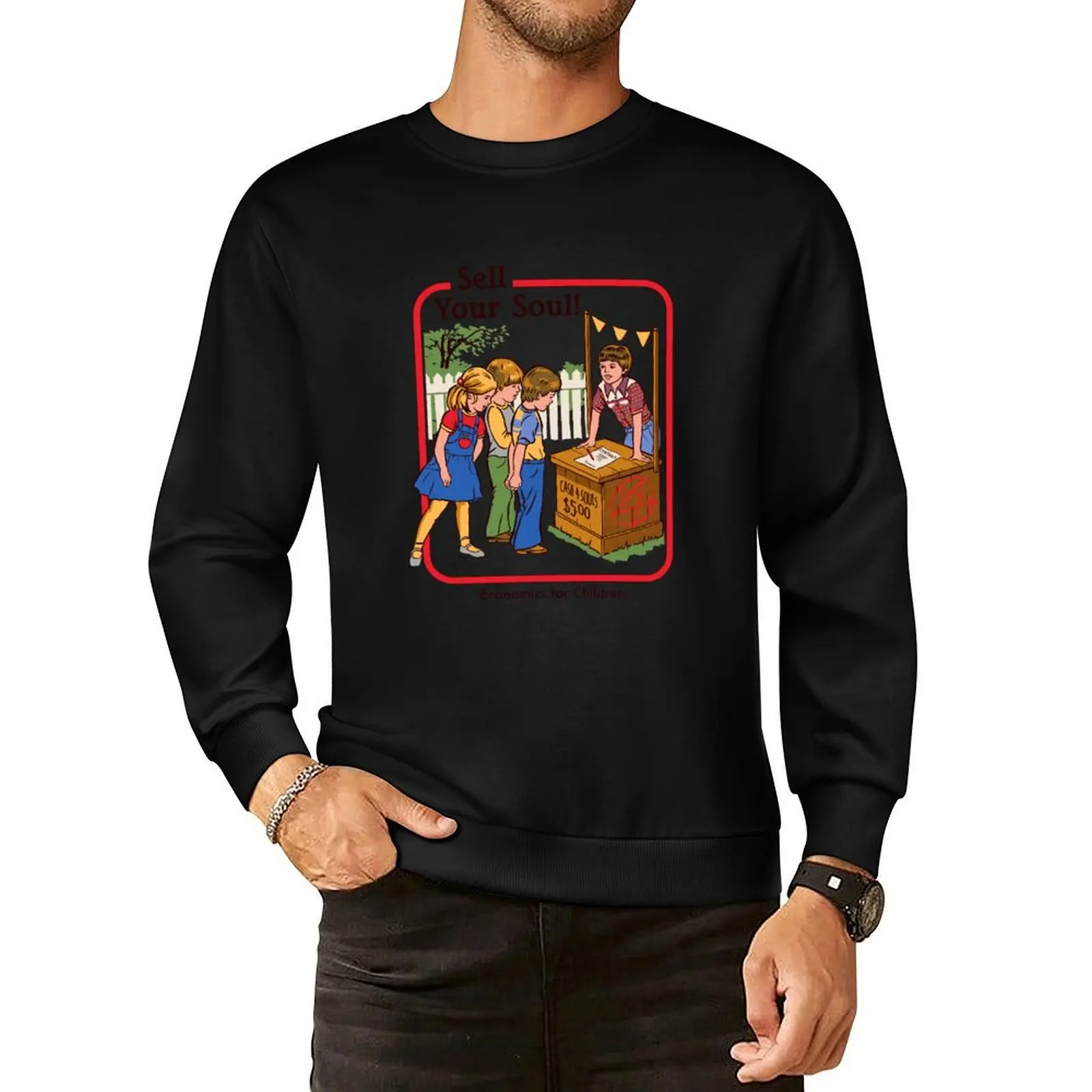 Sell your Soul Pullover Hoodie korean clothes men clothes men's sweat-shirt new sweatshirts
Sell your Soul Pullover Hoodie korean clothes men clothes men's sweat-shirt new sweatshirts