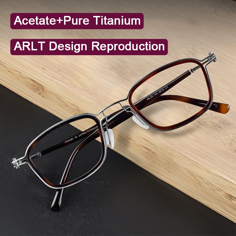 Italian Designer Replica Acetate Titanium Square Classic Eyeglasses Retro Steam Punk Glasses Frames Men Women Ultralight Eyewear
Italian Designer Replica Acetate Titanium Square Classic Eyeglasses Retro Steam Punk Glasses Frames Men Women Ultralight Eyewear