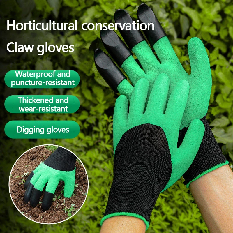 Protective gloves, gardening claw gloves, puncture-proof and water-proof, planting and digging tools, wear-resistant protection
Protective gloves, gardening claw gloves, puncture-proof and water-proof, planting and digging tools, wear-resistant protection