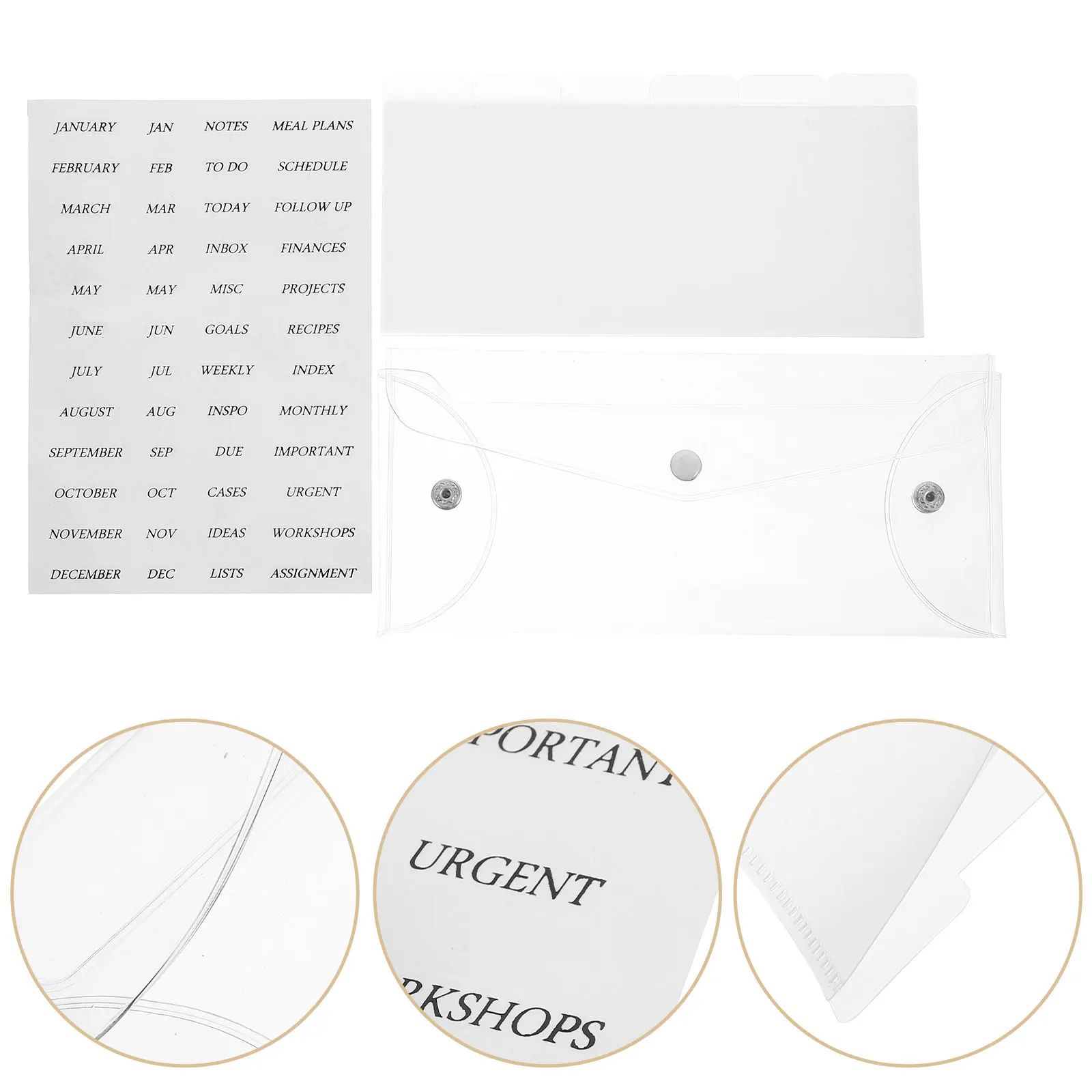 1Set Frosted Transparent Money Saving Binder Budget Notebook Wallet Pouches Cash Organizer Index Dividers Supplies
1Set Frosted Transparent Money Saving Binder Budget Notebook Wallet Pouches Cash Organizer Index Dividers Supplies