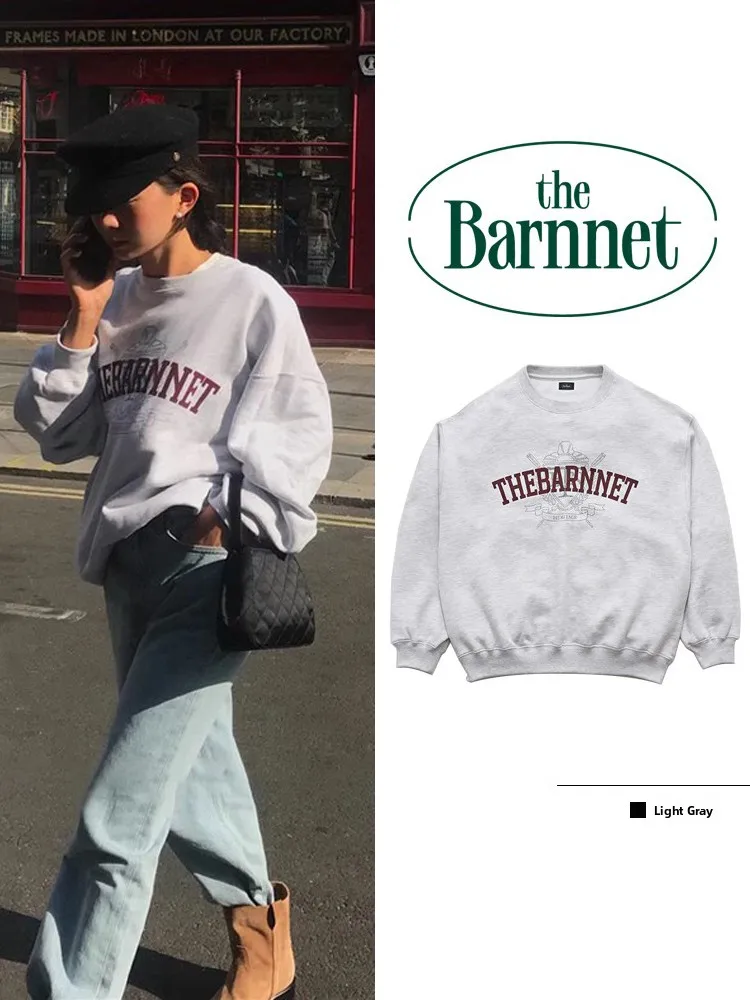 Loose Fit round Neck Printed Sweatshirt Long Sleeve Hoodie Casual Korean Style Spring Autumn New Arrival Women's Fashion
Loose Fit round Neck Printed Sweatshirt Long Sleeve Hoodie Casual Korean Style Spring Autumn New Arrival Women's Fashion