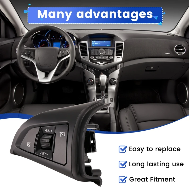 Car Steering Wheel Left Multifunction Button Speed Cruise Control Switch 96892140 For Chevrolet Cruze 2009-2014
Car Steering Wheel Left Multifunction Button Speed Cruise Control Switch 96892140 For Chevrolet Cruze 2009-2014