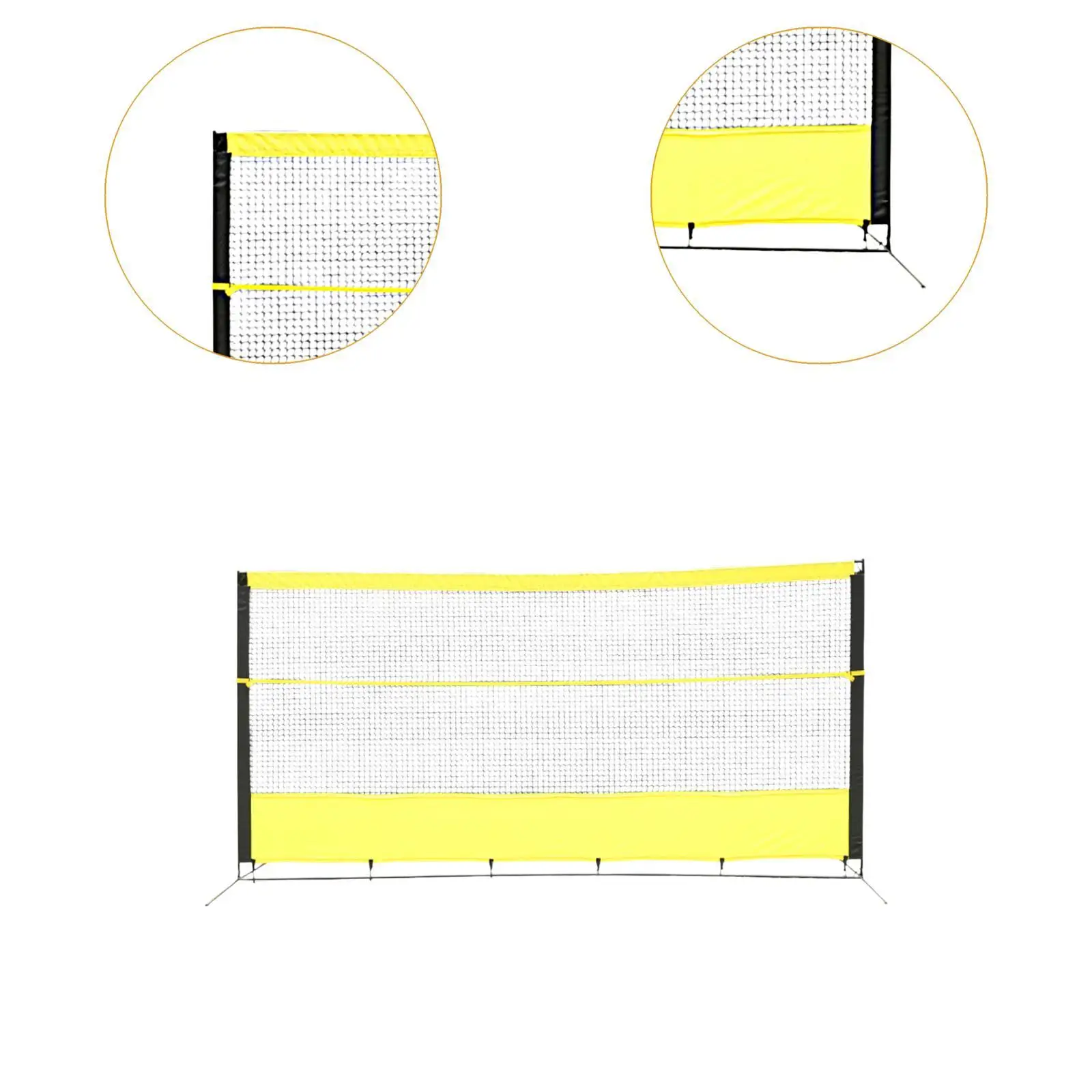 Polyester Tennis Net for Training Portable Garden Equipment Thickened Practice Rebound Barrier for Outside Club School Use
Polyester Tennis Net for Training Portable Garden Equipment Thickened Practice Rebound Barrier for Outside Club School Use