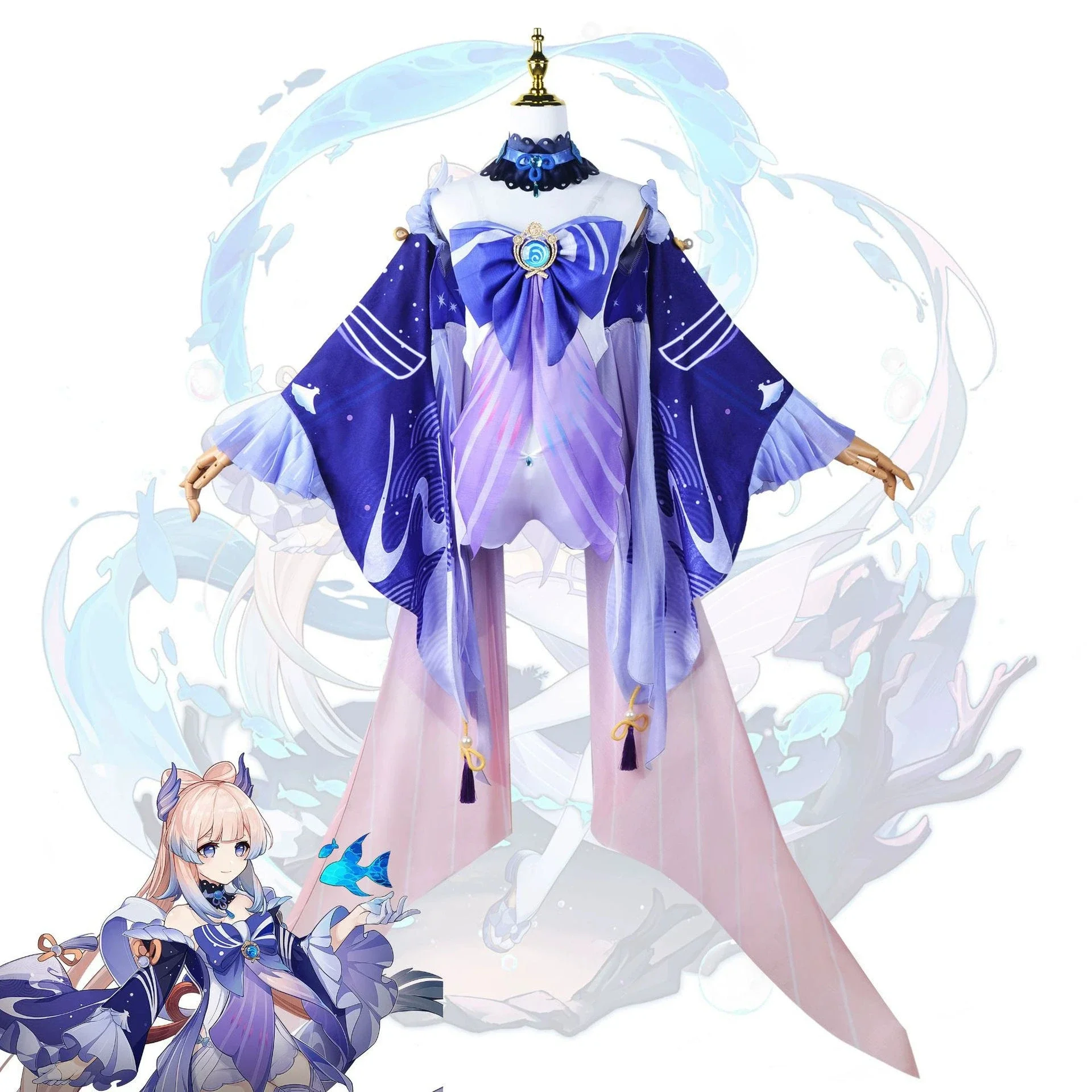 Sangonomiya Kokomi Cosplay Costume Genshin Impact Uniform Anime Chinese Style Halloween Costumes Game
Sangonomiya Kokomi Cosplay Costume Genshin Impact Uniform Anime Chinese Style Halloween Costumes Game