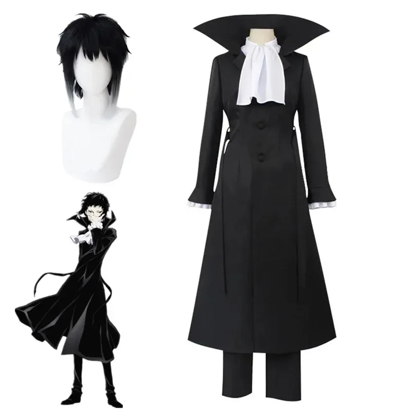 Anime Akutagawa Ryunosuke Cosplay Costume Trench Cloak Black Uniform Suits Halloween Christmas Party Clothes
Anime Akutagawa Ryunosuke Cosplay Costume Trench Cloak Black Uniform Suits Halloween Christmas Party Clothes