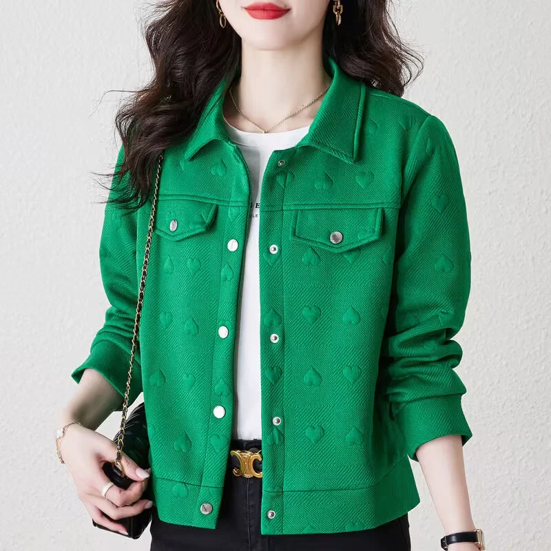 Korean New Ladies Solid Color Baseball Outwear Women Fashion Thin Style Coat Spring Autumn Female Long Sleeves Cardigan Jacket
Korean New Ladies Solid Color Baseball Outwear Women Fashion Thin Style Coat Spring Autumn Female Long Sleeves Cardigan Jacket