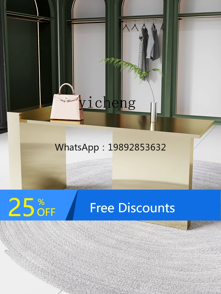 LYY Clothing Store Zhongdao Display Stand Stainless Steel Table-Console Shoes Bag
LYY Clothing Store Zhongdao Display Stand Stainless Steel Table-Console Shoes Bag