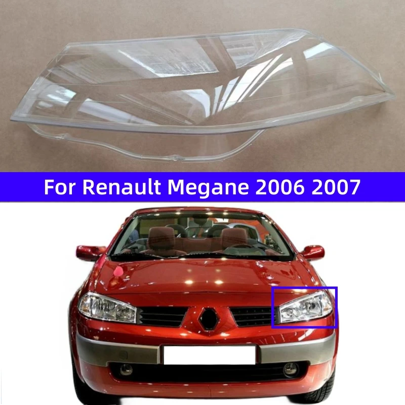 For Renault Megane 2006 2007 Car Front Headlight Glass Lampshade Replacement Lens Glass Cover Clear Headlamp Shell
For Renault Megane 2006 2007 Car Front Headlight Glass Lampshade Replacement Lens Glass Cover Clear Headlamp Shell