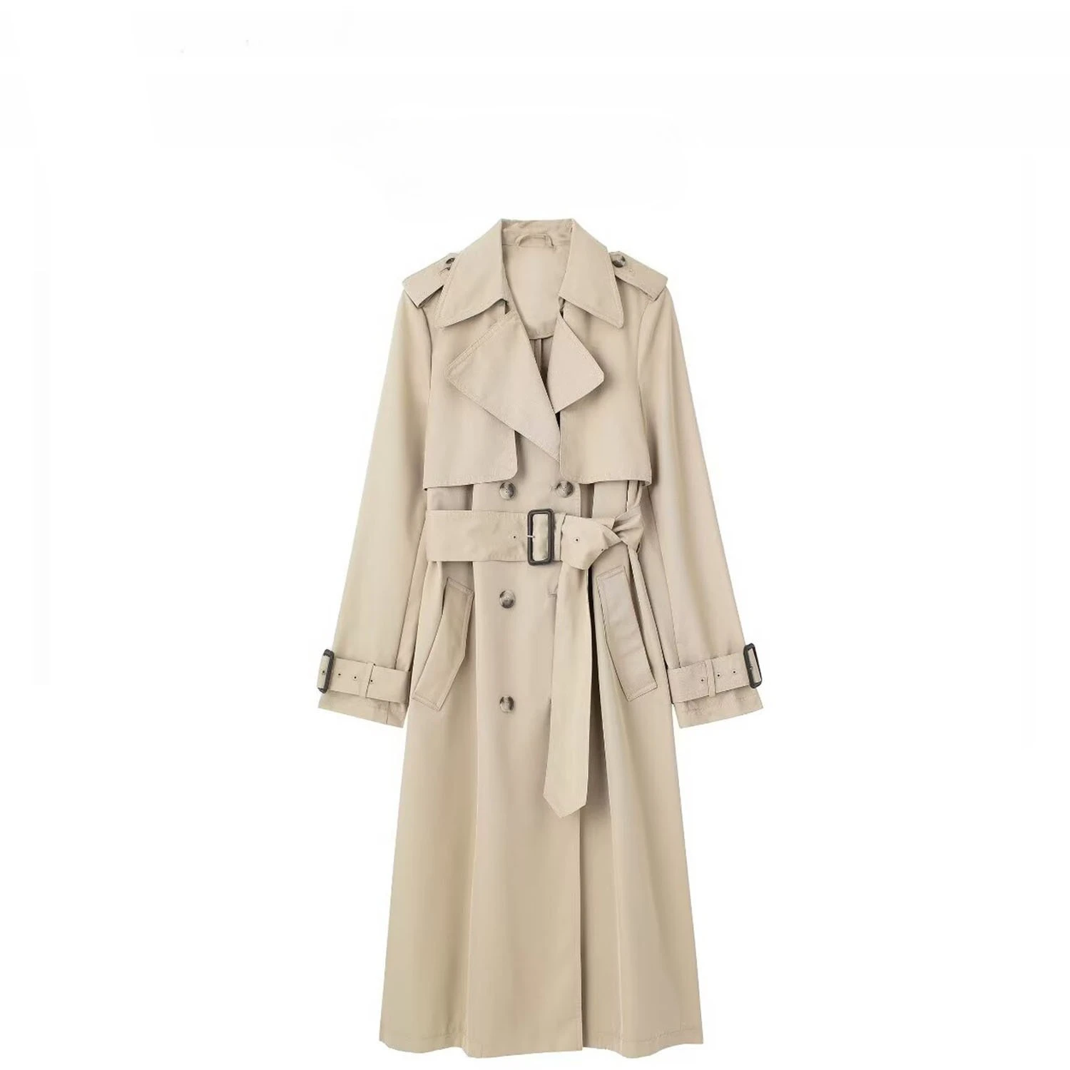 Осень-зима 202, новая универсальная однотонная женская повседневная длинная ветровка, куртка во французском стиле с большим воротником, женское пальто
Осень-зима 202, новая универсальная однотонная женская повседневная длинная ветровка, куртка во французском стиле с большим воротником, женское пальто