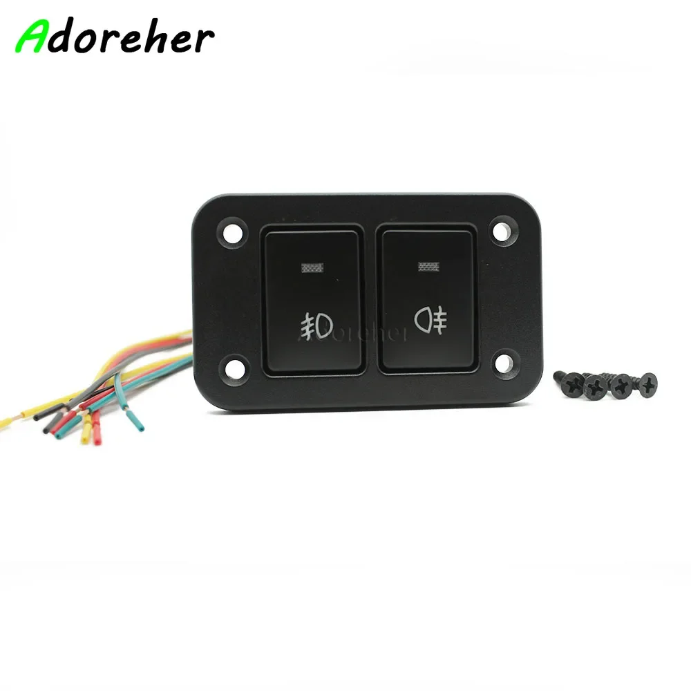 Car Modified Front Rear Fog Lamps New Switch with Bracket Position 2-position Installation Frame Plane Button Switch for Toyota
Car Modified Front Rear Fog Lamps New Switch with Bracket Position 2-position Installation Frame Plane Button Switch for Toyota