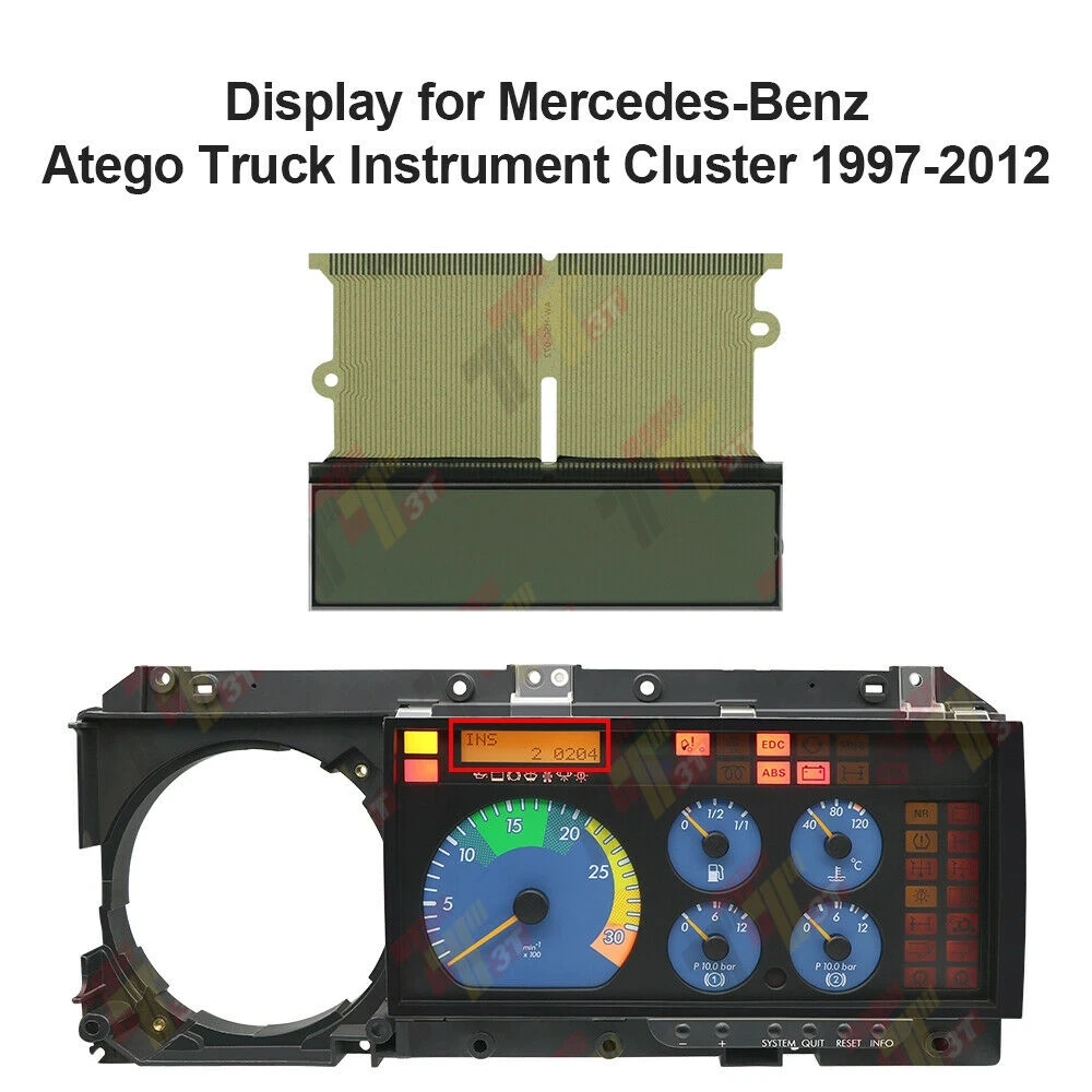 Dashboard LCD Display for Mercedes-Benz Atego Truck Instrument Cluster A0024461821
Dashboard LCD Display for Mercedes-Benz Atego Truck Instrument Cluster A0024461821