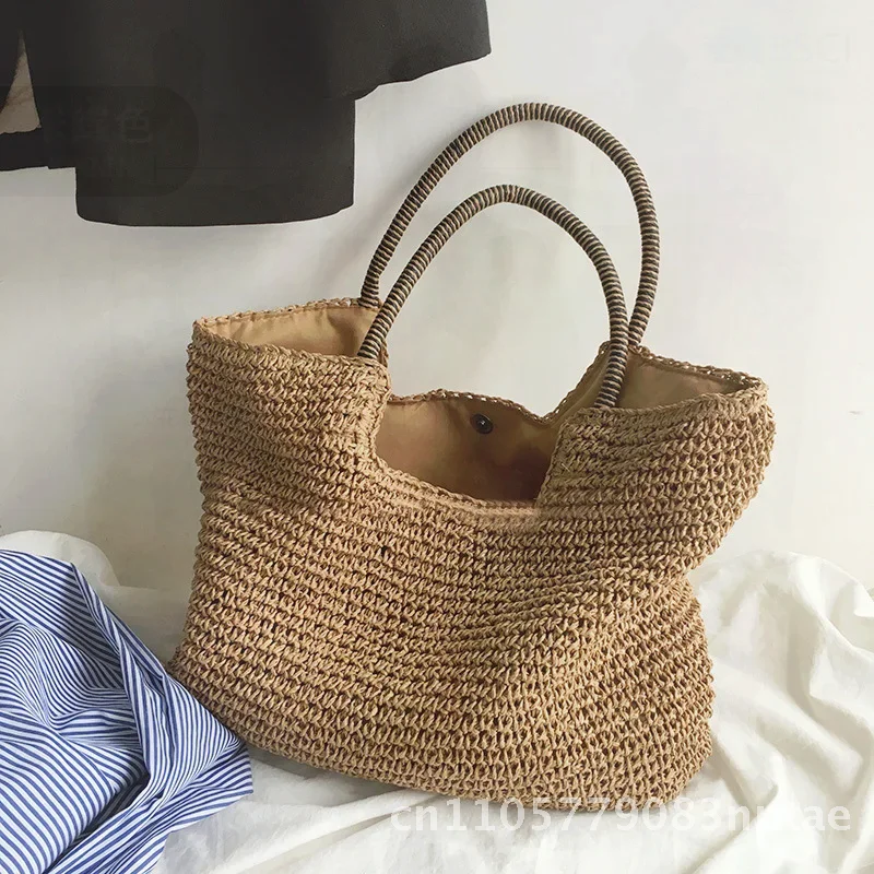Vintage Handmade Woven Raffia Rattan Shoulder Bag 2023 Bohemian Ladies Summer Travel Casual Tote Beach Shopping Vacation
Vintage Handmade Woven Raffia Rattan Shoulder Bag 2023 Bohemian Ladies Summer Travel Casual Tote Beach Shopping Vacation